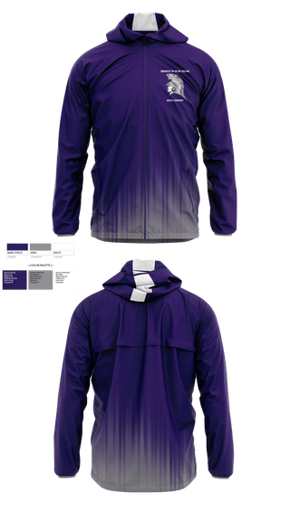 Windbreaker, Southeast of Saline Trojans, Cross Country, Teamtime, Team time, sublimation, custom sports apparel, team uniforms, spirit wear, spiritwear, sports uniforms, custom shirts, team store, custom team store, fundraiser sports, apparel fundraiser