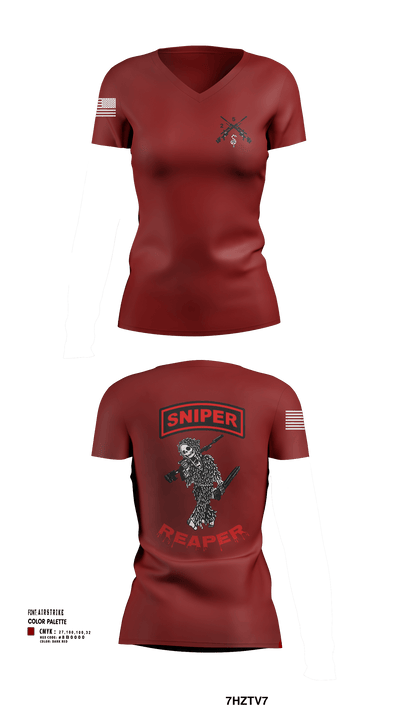 undefined Women's Short Sleeve V-neck Shirt - 120