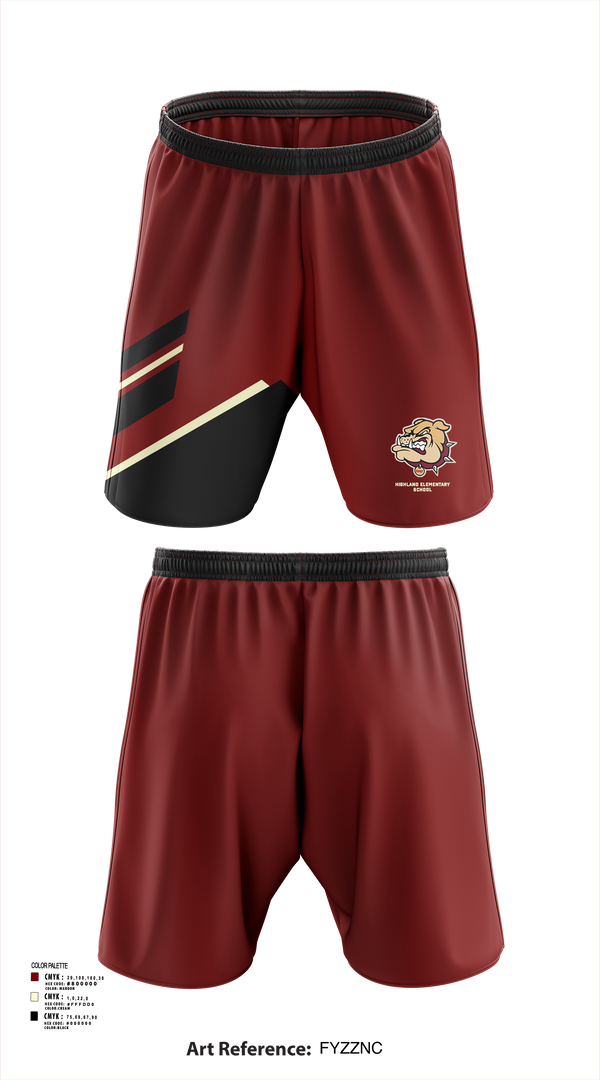 Athletic Shorts With Pockets, Highland Elementary School, Spirit Store, Teamtime, Team time, sublimation, custom sports apparel, team uniforms, spirit wear, spiritwear, sports uniforms, custom shirts, team store, custom team store, fundraiser sports, apparel fundraiser