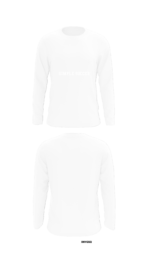 Long Sleeve Performance Shirt, Simple soccer, Men's Soccer, Teamtime, Team time, sublimation, custom sports apparel, team uniforms, spirit wear, spiritwear, sports uniforms, custom shirts, team store, custom team store, fundraiser sports, apparel fundraiser