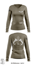 NA 10904761 Women's Long Sleeve V-neck Shirt - 131