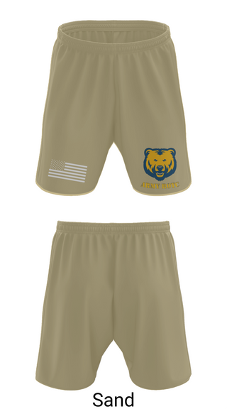 Athletic Shorts With Pockets, UNC BEARS, , Teamtime, Team time, sublimation, custom sports apparel, team uniforms, spirit wear, spiritwear, sports uniforms, custom shirts, team store, custom team store, fundraiser sports, apparel fundraiser