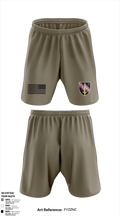 B Co 1-54 SFAB MAT 6122 Athletic Shorts With Pockets - 30