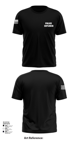 Short Sleeve Performance Shirt, Police Explorer, Police, Teamtime, Team time, sublimation, custom sports apparel, team uniforms, spirit wear, spiritwear, sports uniforms, custom shirts, team store, custom team store, fundraiser sports, apparel fundraiser