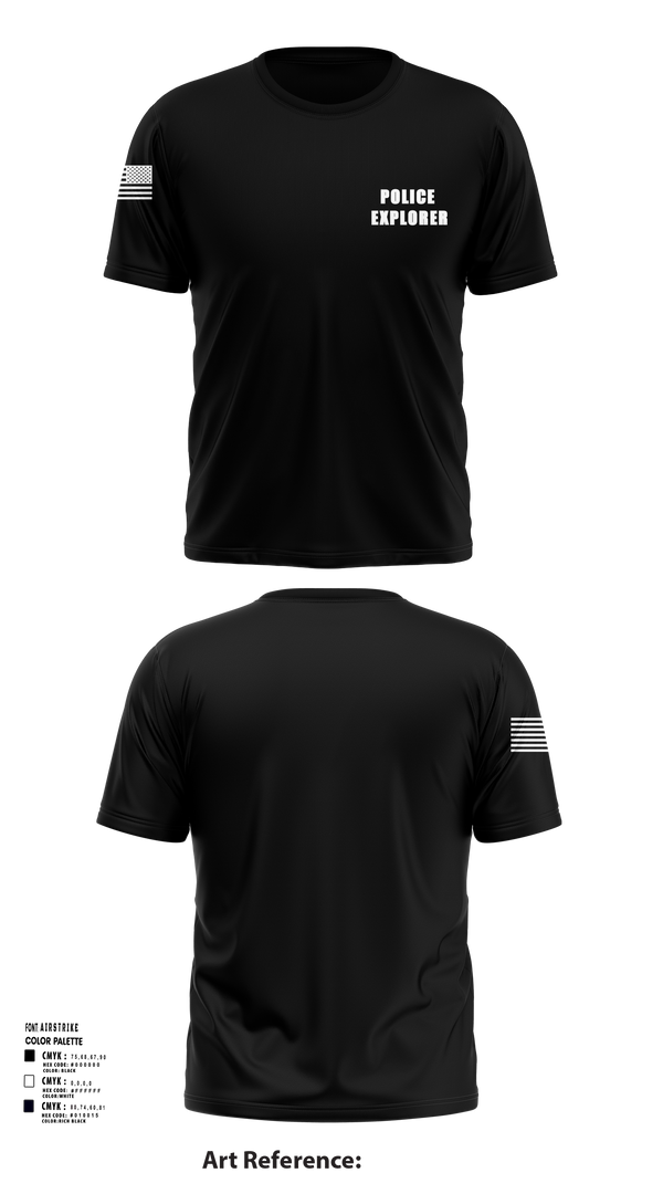 Short Sleeve Performance Shirt, Police Explorer, Police, Teamtime, Team time, sublimation, custom sports apparel, team uniforms, spirit wear, spiritwear, sports uniforms, custom shirts, team store, custom team store, fundraiser sports, apparel fundraiser