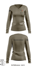 U.S. Army Health Clinic - Baumholder 42265508 Women's Long Sleeve V-neck Shirt - 132