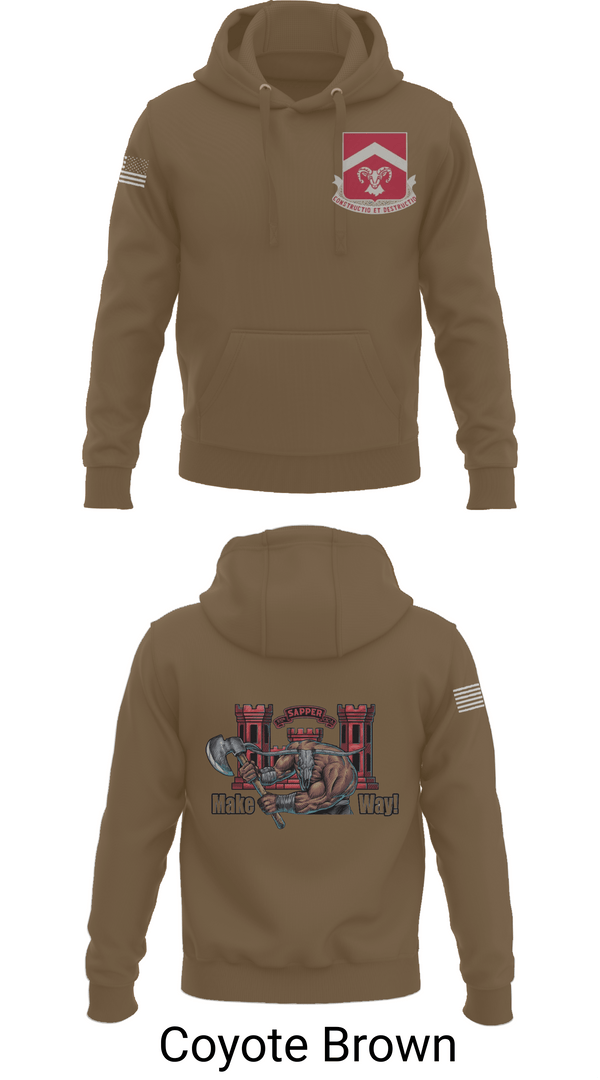 Hoodie, 937th CEC-A, 40th BEB, Army, Teamtime, Team time, sublimation, custom sports apparel, team uniforms, spirit wear, spiritwear, sports uniforms, custom shirts, team store, custom team store, fundraiser sports, apparel fundraiser