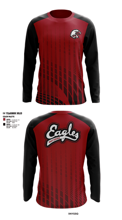 Watonga High School Softball 28724135 Long Sleeve Performance Shirt - 1