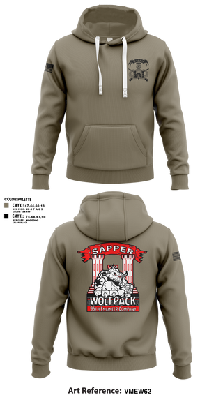 Hoodie, 95TH CEC-I, Army, Teamtime, Team time, sublimation, custom sports apparel, team uniforms, spirit wear, spiritwear, sports uniforms, custom shirts, team store, custom team store, fundraiser sports, apparel fundraiser