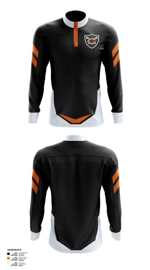 Quarter Zip Jacket, Coldwater Cavaliers, Wrestling, Teamtime, Team time, sublimation, custom sports apparel, team uniforms, spirit wear, spiritwear, sports uniforms, custom shirts, team store, custom team store, fundraiser sports, apparel fundraiser