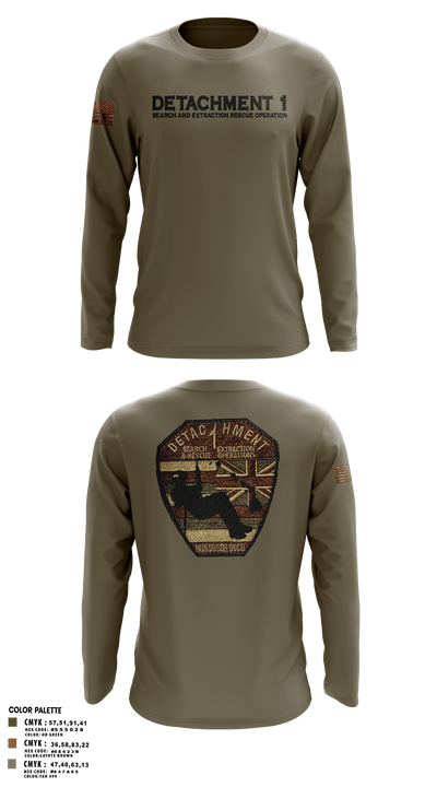 Detachment 1 27221981 Long Sleeve Performance Shirt - 3