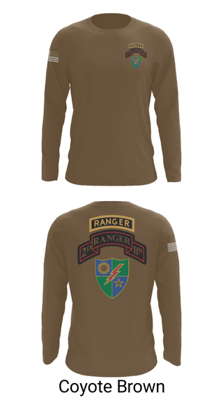 Long Sleeve Performance Shirt, 2nd Battalion 75th Ranger Regiment, , Teamtime, Team time, sublimation, custom sports apparel, team uniforms, spirit wear, spiritwear, sports uniforms, custom shirts, team store, custom team store, fundraiser sports, apparel fundraiser