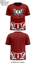 Oklahoma Union Senior High School Cheer 23375182 Short Sleeve Performance Shirt - 41