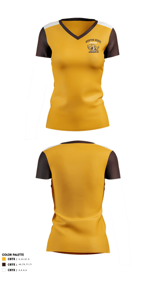 Women's Short Sleeve Vneck Shirt, Kenton Ridge High School Volleyball, Women's Volleyball, Teamtime, Team time, sublimation, custom sports apparel, team uniforms, spirit wear, spiritwear, sports uniforms, custom shirts, team store, custom team store, fundraiser sports, apparel fundraiser