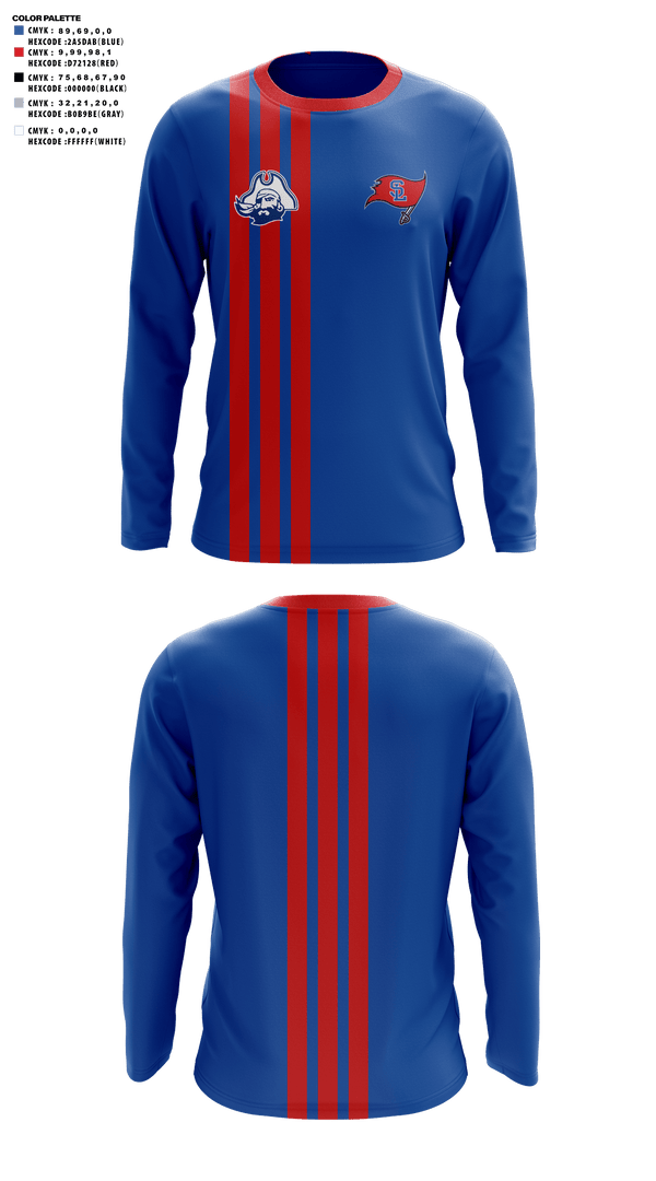 Long Sleeve Performance Shirt, San Leandro High School Golf, Golf, Teamtime, Team time, sublimation, custom sports apparel, team uniforms, spirit wear, spiritwear, sports uniforms, custom shirts, team store, custom team store, fundraiser sports, apparel fundraiser