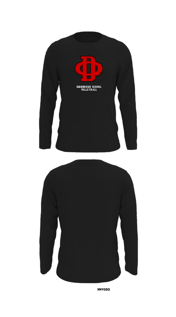 Long Sleeve Performance Shirt, DuQuoin High School Volleyball, Women's Volleyball, Teamtime, Team time, sublimation, custom sports apparel, team uniforms, spirit wear, spiritwear, sports uniforms, custom shirts, team store, custom team store, fundraiser sports, apparel fundraiser