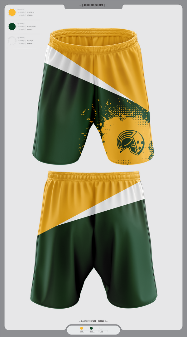 Athletic Shorts With Pockets, Glenbrook North Spartan Bowling, Bowling, Teamtime, Team time, sublimation, custom sports apparel, team uniforms, spirit wear, spiritwear, sports uniforms, custom shirts, team store, custom team store, fundraiser sports, apparel fundraiser