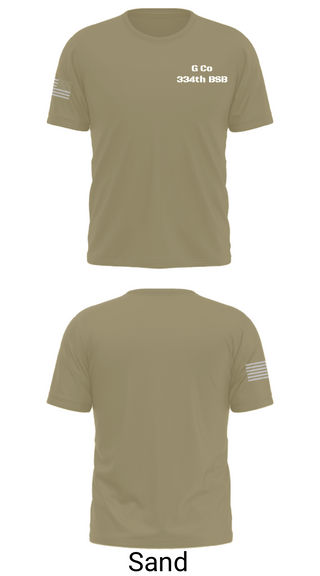 Short Sleeve Performance Shirt, G Co 334th BSB, National Guard, Teamtime, Team time, sublimation, custom sports apparel, team uniforms, spirit wear, spiritwear, sports uniforms, custom shirts, team store, custom team store, fundraiser sports, apparel fundraiser