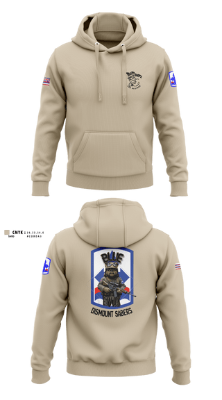 Hoodie, 3RD PLT BAD BOYS3RD PLT BAD BOYS 899719921-299 DismountBlue EwokDismount sabersBlue Ewok, Army, Teamtime, Team time, sublimation, custom sports apparel, team uniforms, spirit wear, spiritwear, sports uniforms, custom shirts, team store, custom team store, fundraiser sports, apparel fundraiser