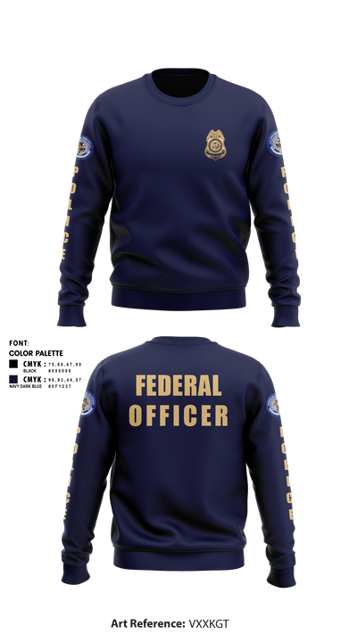 BIA POLICE 11444917 Crew Neck Sweatshirt - 6
