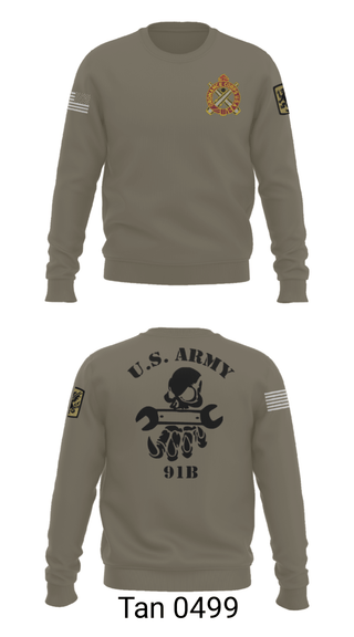 Crew Neck Sweatshirt, 411TH, Army, Teamtime, Team time, sublimation, custom sports apparel, team uniforms, spirit wear, spiritwear, sports uniforms, custom shirts, team store, custom team store, fundraiser sports, apparel fundraiser