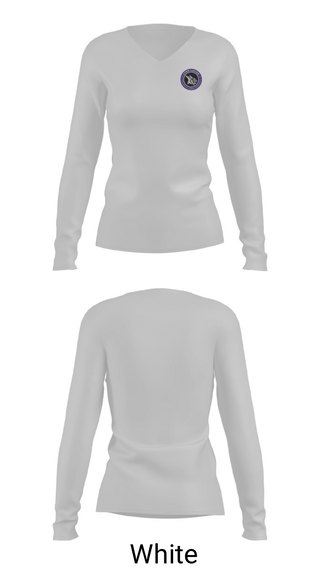 Womens Long Sleeve Vneck Shirt, Lynn Lucas Middle School Cheer, Cheer, Teamtime, Team time, sublimation, custom sports apparel, team uniforms, spirit wear, spiritwear, sports uniforms, custom shirts, team store, custom team store, fundraiser sports, apparel fundraiser
