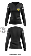 160th mp bn 37897815 Women's Long Sleeve V-neck Shirt - 103