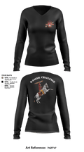 FSU ROTC 91512873 Women's Long Sleeve V-neck Shirt - 6