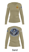 TS FEDERAL PRIVATE SECURITY & BODYGUARD 72741630 Women's Long Sleeve V-neck Shirt - 92