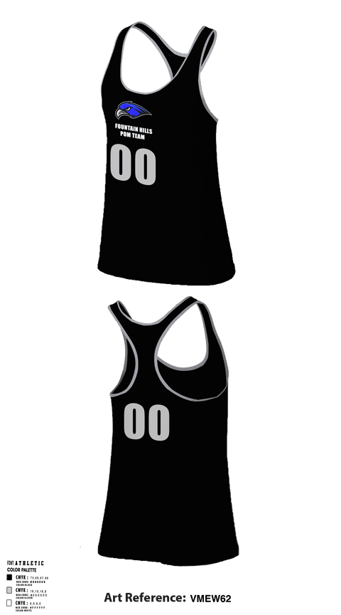 Womens Track Singlet, Fountain Hills High School Cheer, Cheer, Teamtime, Team time, sublimation, custom sports apparel, team uniforms, spirit wear, spiritwear, sports uniforms, custom shirts, team store, custom team store, fundraiser sports, apparel fundraiser