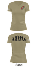 42ND Infantry Division 74550068 Women's Short Sleeve V-neck Shirt - 88