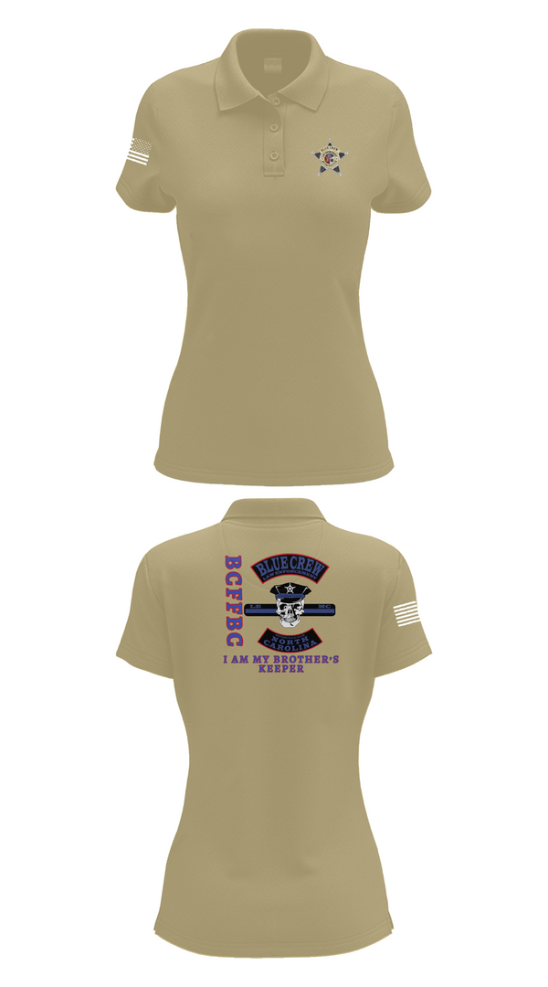 Womens Short Sleeve Performance Polo, Bluecrew law enforcement motorcycle club, , Teamtime, Team time, sublimation, custom sports apparel, team uniforms, spirit wear, spiritwear, sports uniforms, custom shirts, team store, custom team store, fundraiser sports, apparel fundraiser