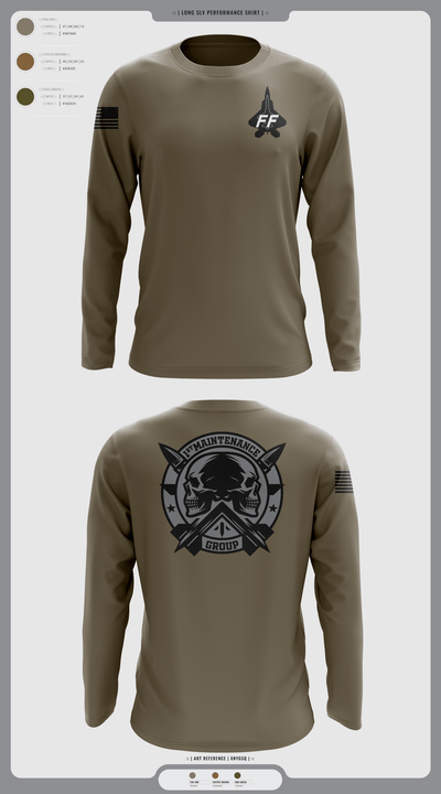 1 mxg 21622843 Long Sleeve Performance Shirt - 1