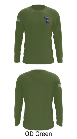 Long Sleeve Performance Shirt, Badger platoon, Army, Teamtime, Team time, sublimation, custom sports apparel, team uniforms, spirit wear, spiritwear, sports uniforms, custom shirts, team store, custom team store, fundraiser sports, apparel fundraiser