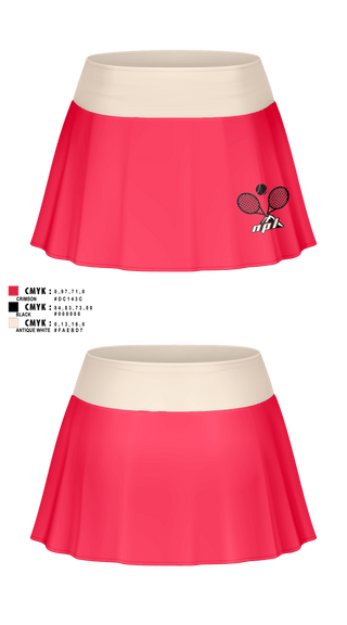 Skort, North Penn-Liberty Mounties, Tennis, Teamtime, Team time, sublimation, custom sports apparel, team uniforms, spirit wear, spiritwear, sports uniforms, custom shirts, team store, custom team store, fundraiser sports, apparel fundraiser