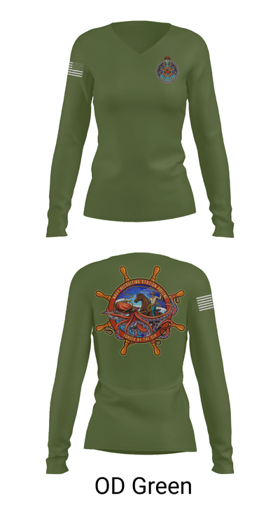Navy Recruiting 74502123 Women's Long Sleeve V-neck Shirt - 54