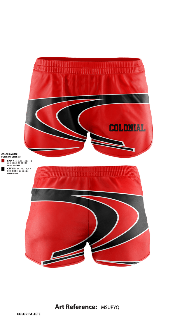 Womens Shorts, Colonial, Men's Lacrosse, Teamtime, Team time, sublimation, custom sports apparel, team uniforms, spirit wear, spiritwear, sports uniforms, custom shirts, team store, custom team store, fundraiser sports, apparel fundraiser