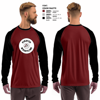 Braden River High School Wrestling 19591085 Long Sleeve Performance Shirt - 2