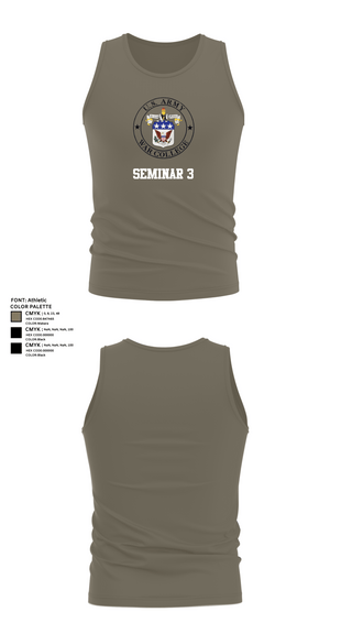 Tank Top, Seminar 3, Army, Teamtime, Team time, sublimation, custom sports apparel, team uniforms, spirit wear, spiritwear, sports uniforms, custom shirts, team store, custom team store, fundraiser sports, apparel fundraiser
