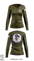 Cpd 68937191 Women's Long Sleeve V-neck Shirt - 123