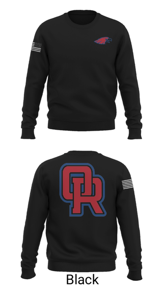 Crew Neck Sweatshirt, Oak Ridge High School Tennis, Tennis, Teamtime, Team time, sublimation, custom sports apparel, team uniforms, spirit wear, spiritwear, sports uniforms, custom shirts, team store, custom team store, fundraiser sports, apparel fundraiser