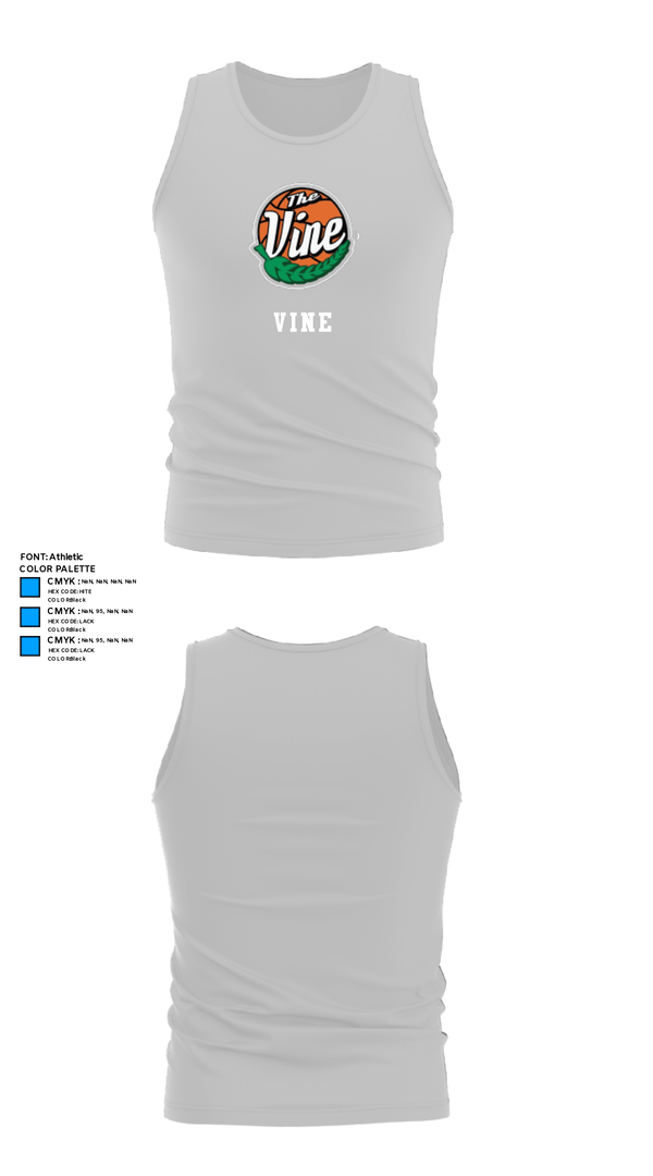 Tank Top, Vine, Men's Basketball, Teamtime, Team time, sublimation, custom sports apparel, team uniforms, spirit wear, spiritwear, sports uniforms, custom shirts, team store, custom team store, fundraiser sports, apparel fundraiser