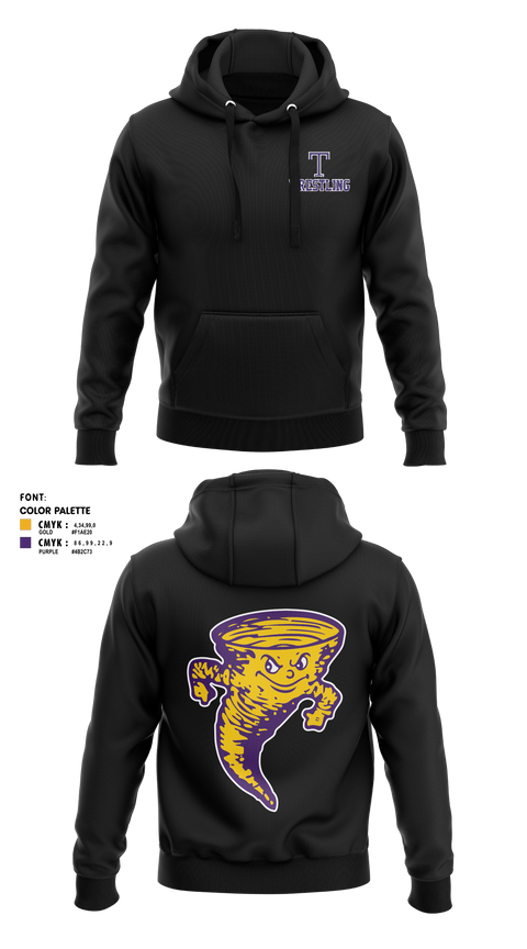 Hoodie, Taylorville Wrestling Club, Wrestling, Teamtime, Team time, sublimation, custom sports apparel, team uniforms, spirit wear, spiritwear, sports uniforms, custom shirts, team store, custom team store, fundraiser sports, apparel fundraiser