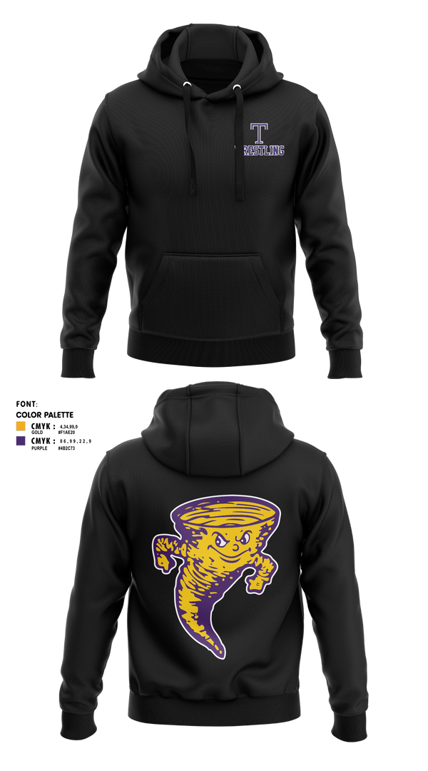 Hoodie, Taylorville Wrestling Club, Wrestling, Teamtime, Team time, sublimation, custom sports apparel, team uniforms, spirit wear, spiritwear, sports uniforms, custom shirts, team store, custom team store, fundraiser sports, apparel fundraiser