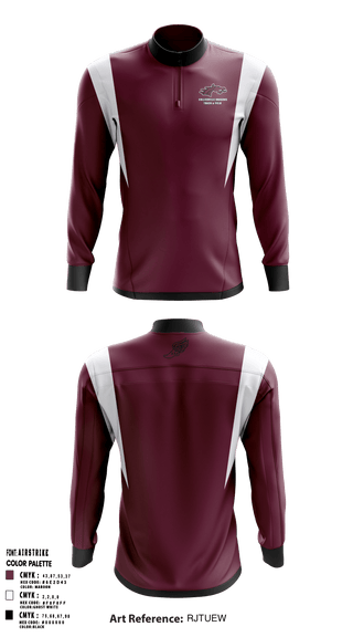 Quarter Zip Jacket, Collierville Dragons, Track & Field, Teamtime, Team time, sublimation, custom sports apparel, team uniforms, spirit wear, spiritwear, sports uniforms, custom shirts, team store, custom team store, fundraiser sports, apparel fundraiser