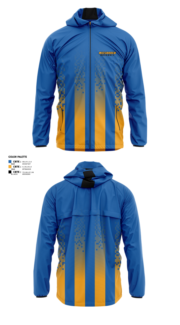 Windbreaker, Wiesbaden, Baseball, Teamtime, Team time, sublimation, custom sports apparel, team uniforms, spirit wear, spiritwear, sports uniforms, custom shirts, team store, custom team store, fundraiser sports, apparel fundraiser