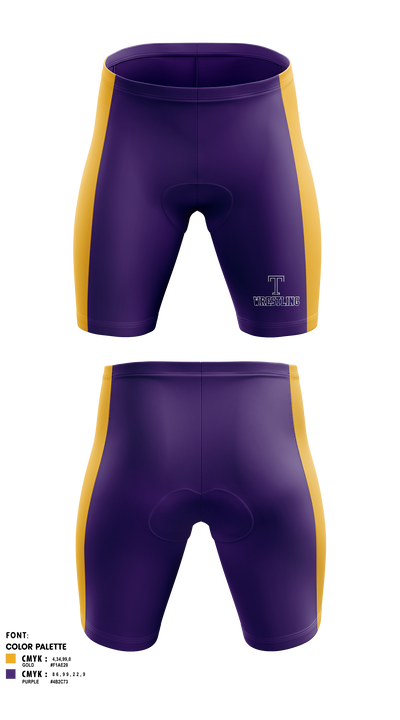 Taylorville Wrestling Club 5122826 Men's Compression Shorts - 43