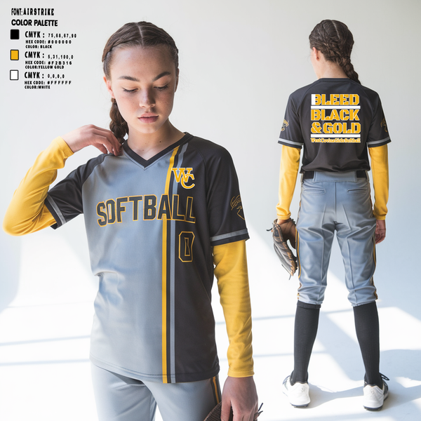 Womens Short Sleeve Vneck Shirt, West Covina Softball Corp, Softball, Teamtime, Team time, sublimation, custom sports apparel, team uniforms, spirit wear, spiritwear, sports uniforms, custom shirts, team store, custom team store, fundraiser sports, apparel fundraiser