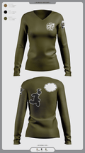CYD Inc 87712916 Women's Long Sleeve V-neck Shirt -1 3