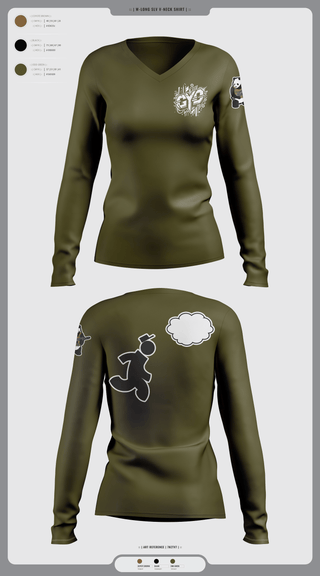 Womens Long Sleeve Vneck Shirt 1, CYD Inc, , Teamtime, Team time, sublimation, custom sports apparel, team uniforms, spirit wear, spiritwear, sports uniforms, custom shirts, team store, custom team store, fundraiser sports, apparel fundraiser
